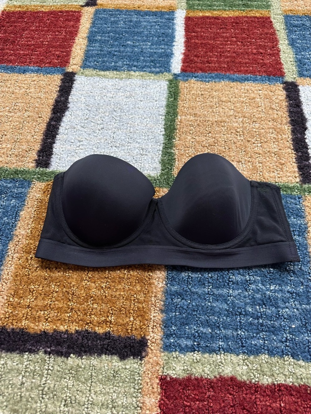 Lively Black Strapless Seamless Molded T-Shirt Bra